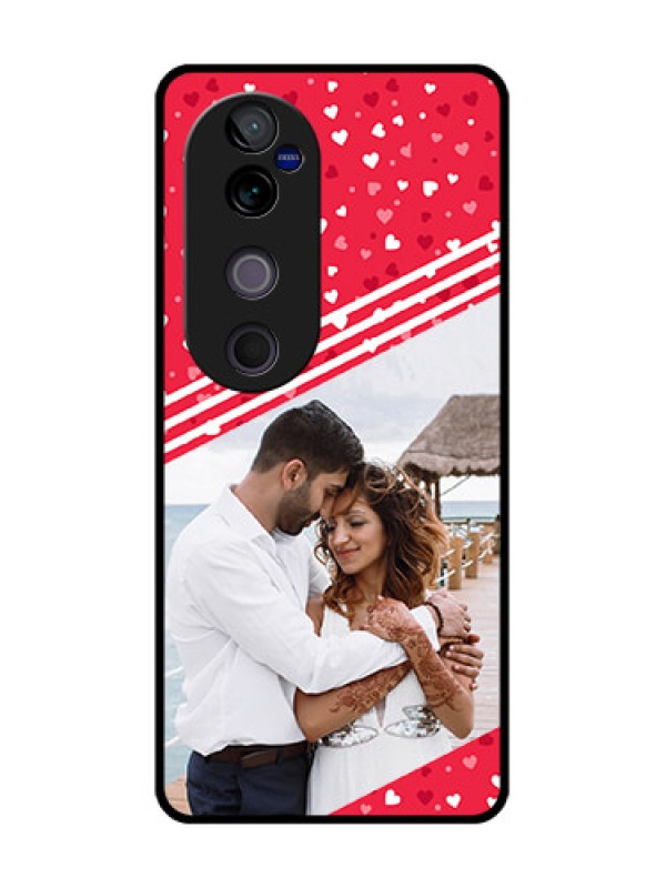 Custom Vivo V40 5G Custom Metal Phone CaseValentines Gift Design