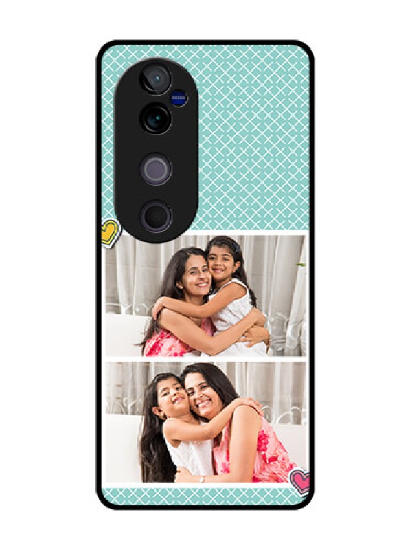 Custom Vivo V40 5G Custom Metal Phone Case2 Image Holder With Pattern Design