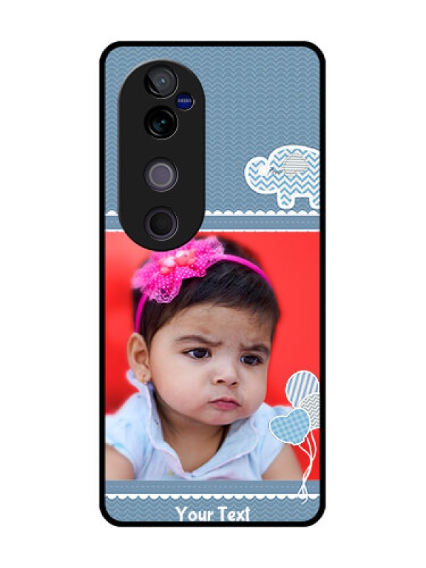 Custom Vivo V40 5G Custom Metal Phone CaseWith Kids Pattern Design