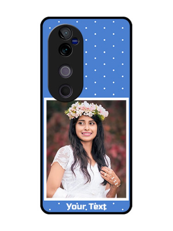 Custom Vivo V40 5G Custom Metal Phone CasePolka Dots Design