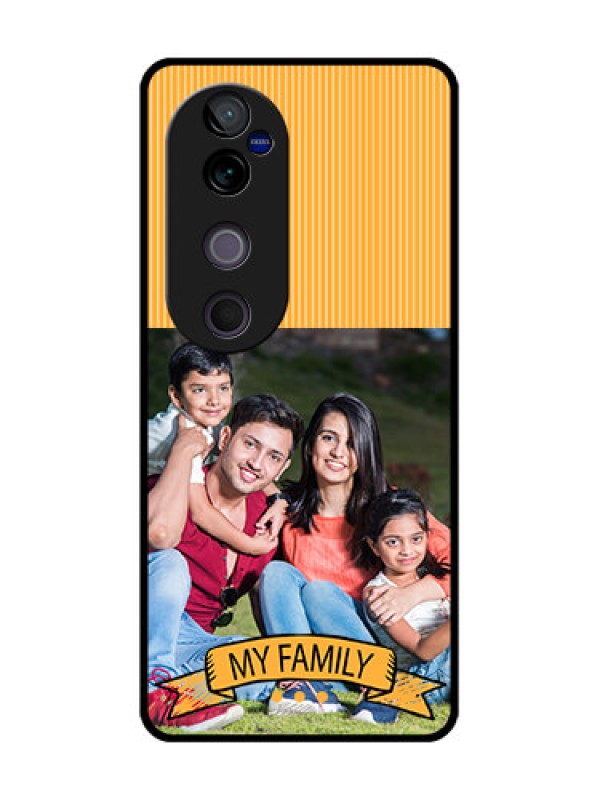 Custom Vivo V40 5G Custom Metal Phone CaseMy Family Design