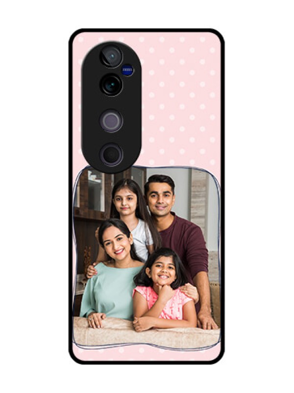 Custom Vivo V40 5G Custom Metal Phone CaseFamily With Dots Design