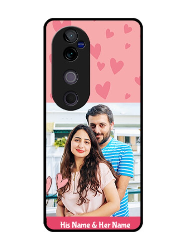 Custom Vivo V40 5G Custom Metal Phone CaseLove Design Peach Color