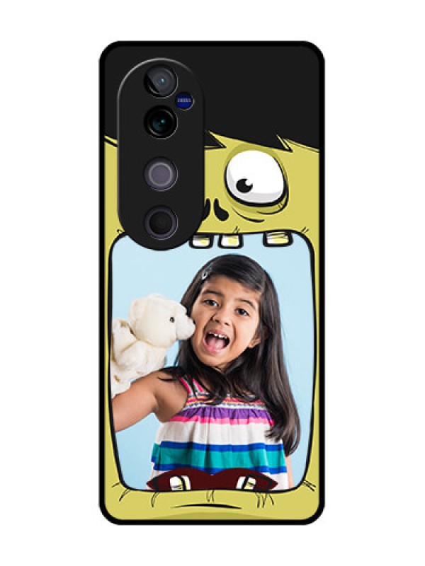 Custom Vivo V40 5G Custom Metal Phone CaseCartoon Monster Back Case Design