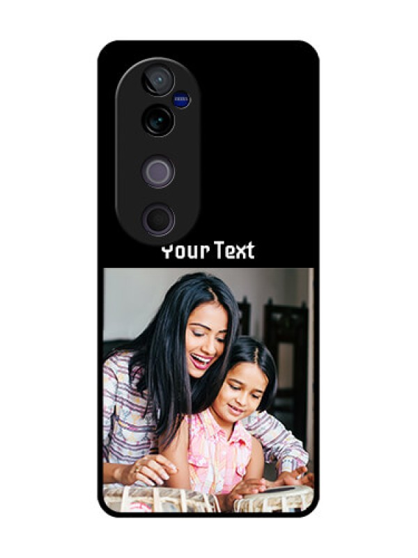 Custom Vivo V40 5G Custom Metal Phone CasePhoto With Name Design