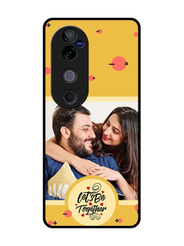 Custom Vivo V40 5G Custom Metal Phone CaseLets Be Together Design