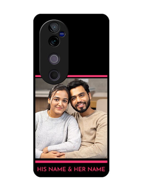 Custom Vivo V40 Pro 5G Custom Metal Phone CaseWith Add Text Design