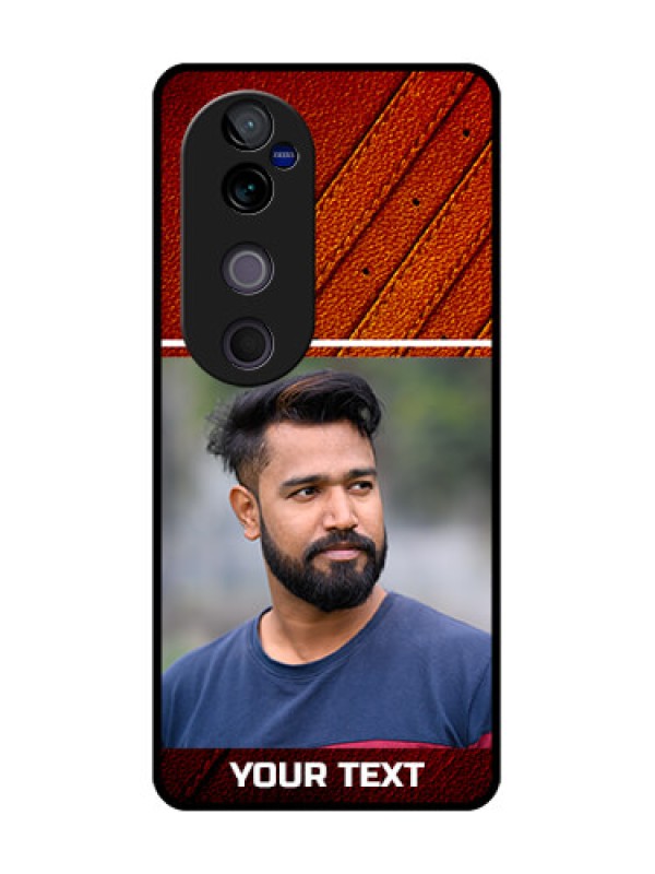 Custom Vivo V40 Pro 5G Custom Metal Phone CaseLeather Phone Case Design