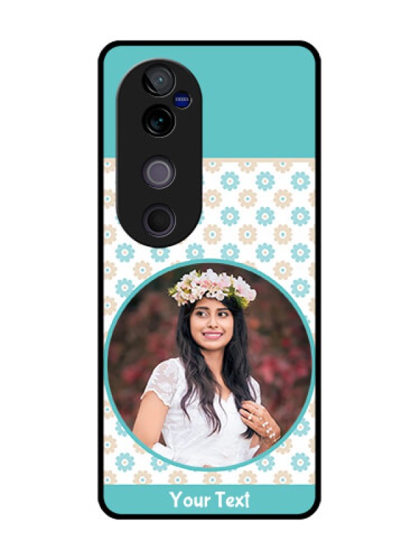 Custom Vivo V40 Pro 5G Custom Metal Phone CaseBeautiful Flowers Design