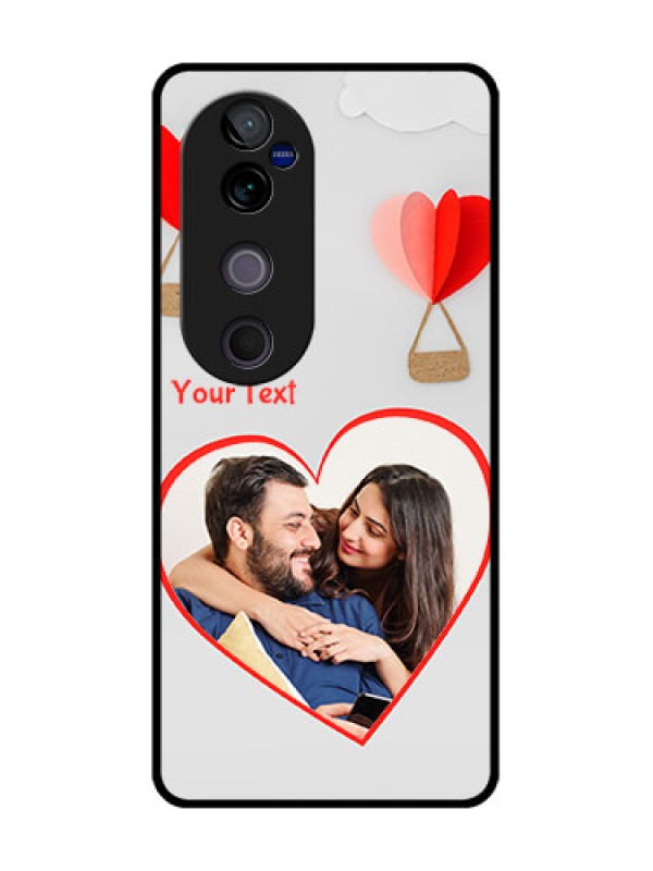 Custom Vivo V40 Pro 5G Custom Metal Phone CaseParachute Love Design