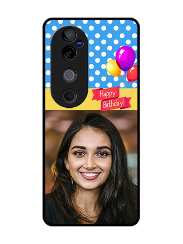 Custom Vivo V40 Pro 5G Custom Metal Phone CaseHappy Birthday Design