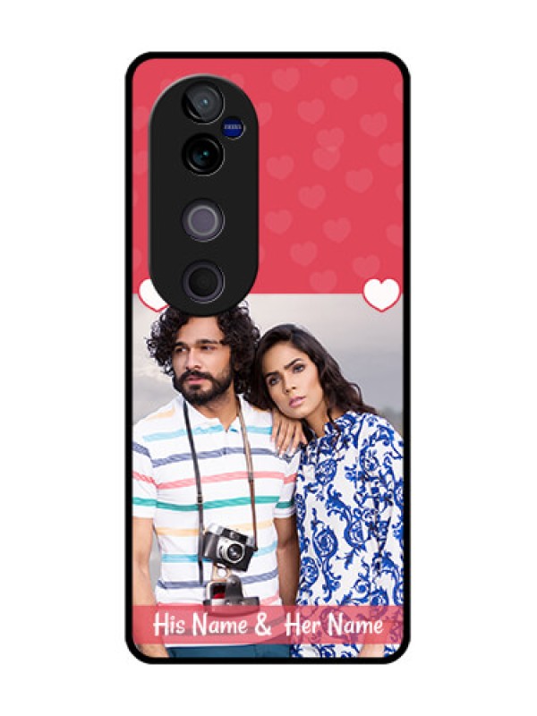 Custom Vivo V40 Pro 5G Custom Metal Phone CaseSimple Love Design