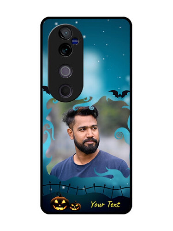 Custom Vivo V40 Pro 5G Custom Metal Phone CaseHalloween Frame Design