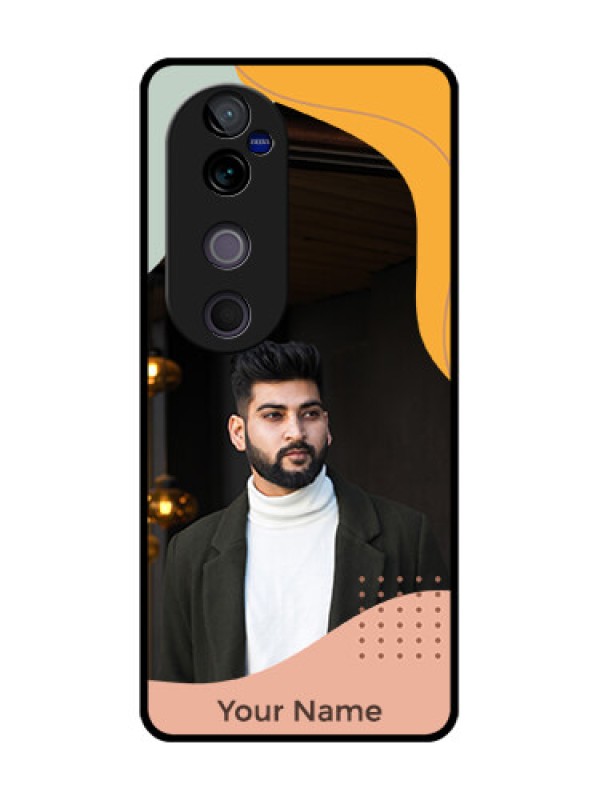 Custom Vivo V40 Pro 5G Custom Metal Phone CaseTri - Coloured Overlay Design