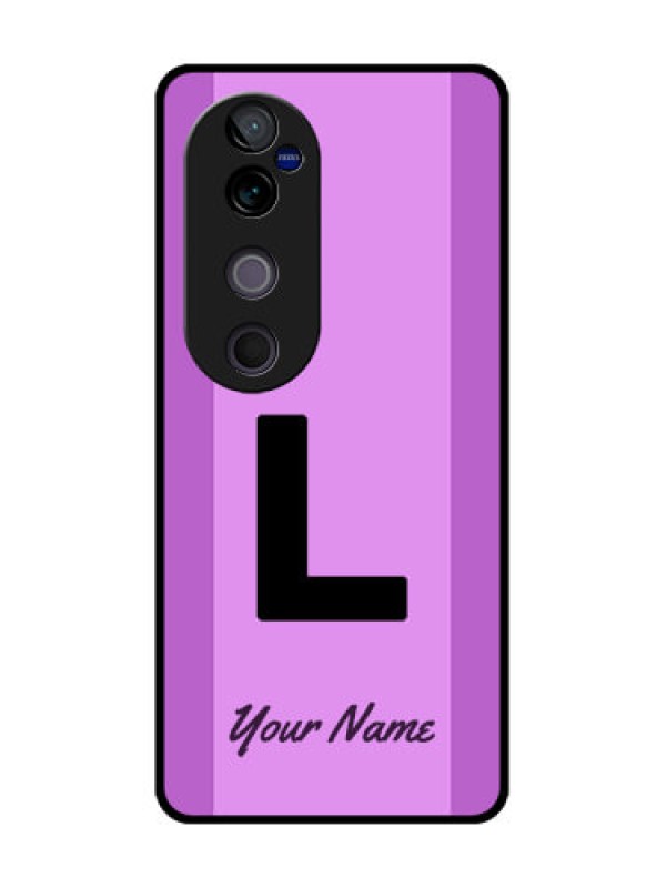 Custom Vivo V40 Pro 5G Custom Metal Phone CaseTricolor Custom Text Design