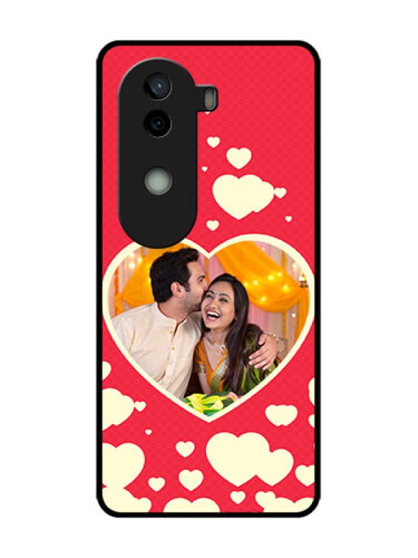 Custom Vivo V40e 5G Custom Metal Phone CaseLove Symbols Phone Cover Design