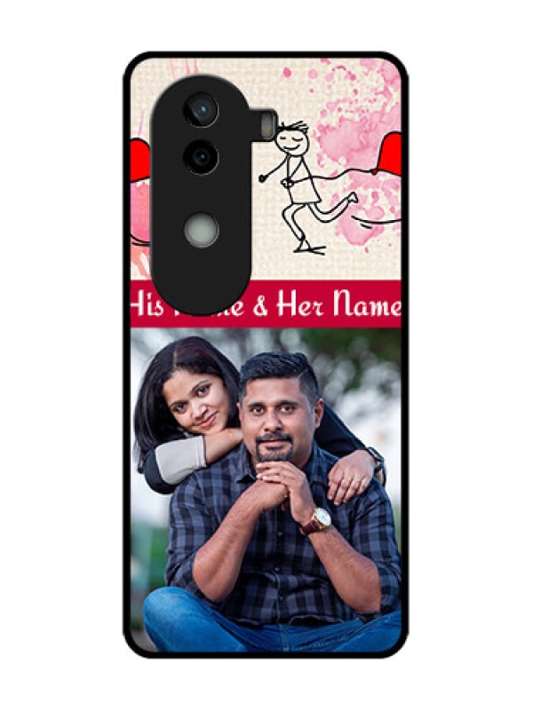 Custom Vivo V40e 5G Custom Metal Phone CaseYou And Me Case Design