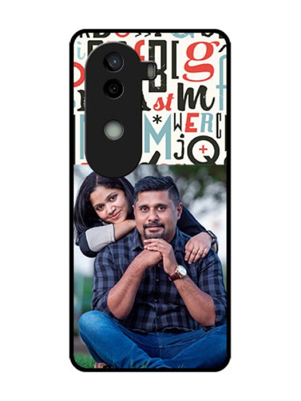 Custom Vivo V40e 5G Custom Metal Phone CaseAlphabet Design