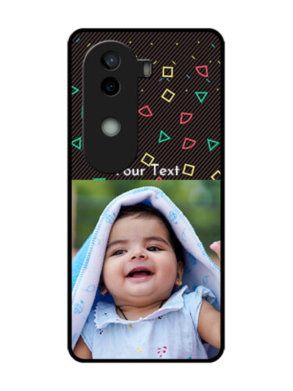 Custom Vivo V40e 5G Custom Metal Phone CaseWith Confetti Birthday Design