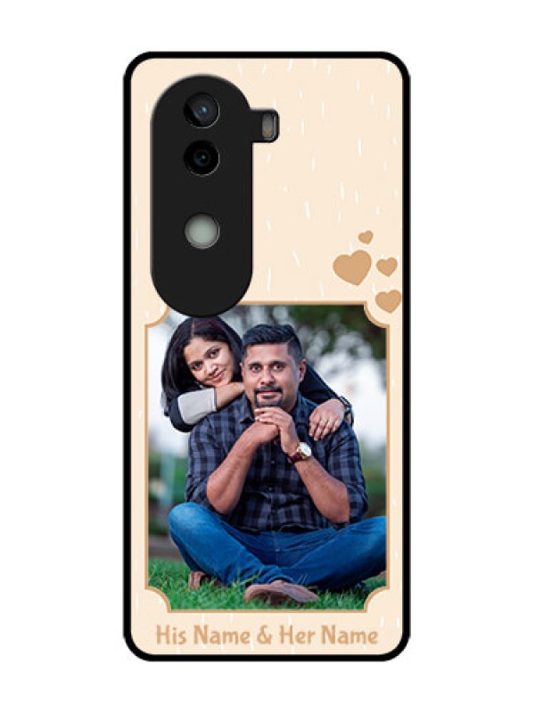 Custom Vivo V40e 5G Custom Metal Phone CaseWith Confetti Love Design