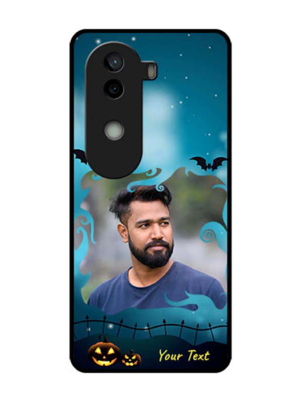 Custom Vivo V40e 5G Custom Metal Phone CaseHalloween Frame Design