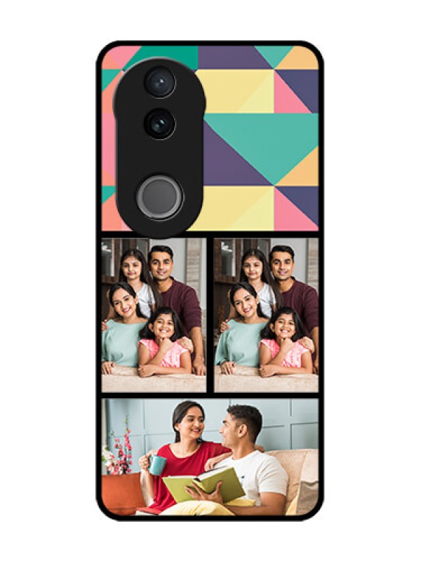 Custom Vivo V50 5G Custom Metal Phone Case - Bulk Pic Upload Design