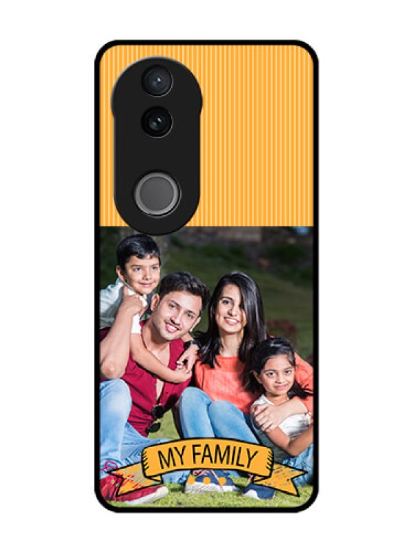 Custom Vivo V50 5G Custom Metal Phone Case - My Family Design