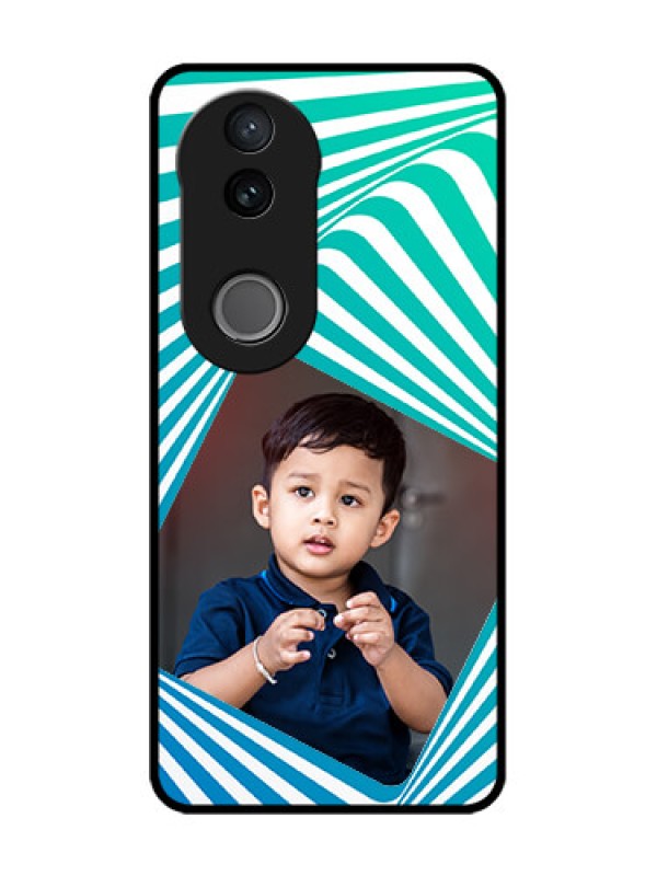 Custom Vivo V50 5G Custom Metal Phone Case - Abstract Spiral Design