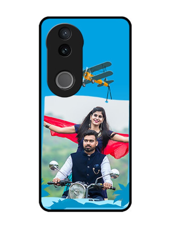 Custom Vivo V50 5G Custom Metal Phone Case - Traveller Design