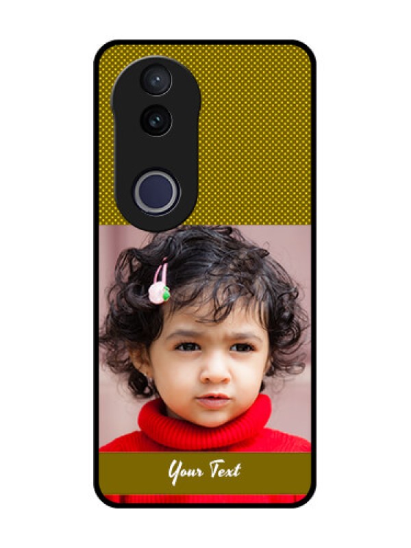 Custom Vivo V50e 5G Custom Metal Phone Case - Simple Green Color Design