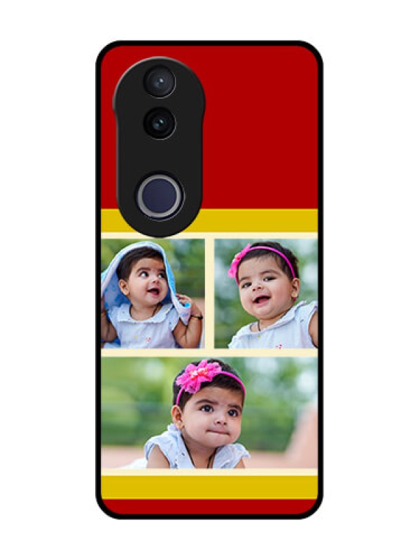 Custom Vivo V50e 5G Custom Metal Phone Case - Multiple Pic Upload Design