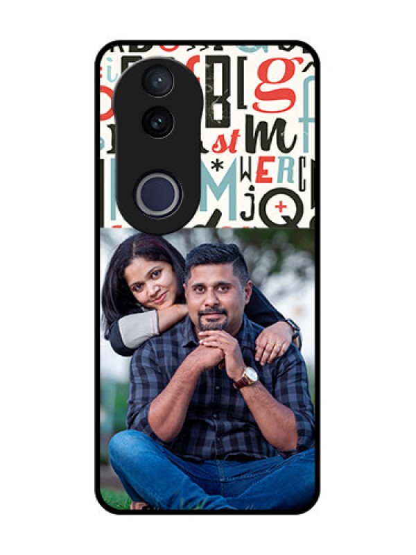 Custom Vivo V50e 5G Custom Metal Phone Case - Alphabet Design