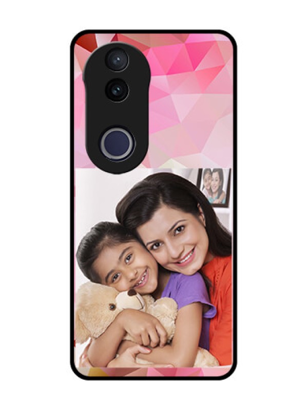 Custom Vivo V50e 5G Custom Metal Phone Case - Abstract Triangle Design