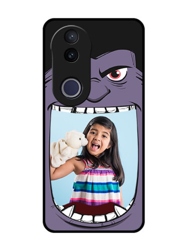 Custom Vivo V50e 5G Custom Metal Phone Case - Angry Monster Design