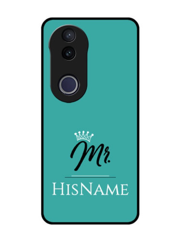 Custom Vivo V50e 5G Custom Metal Phone Case - Mr With Name Design