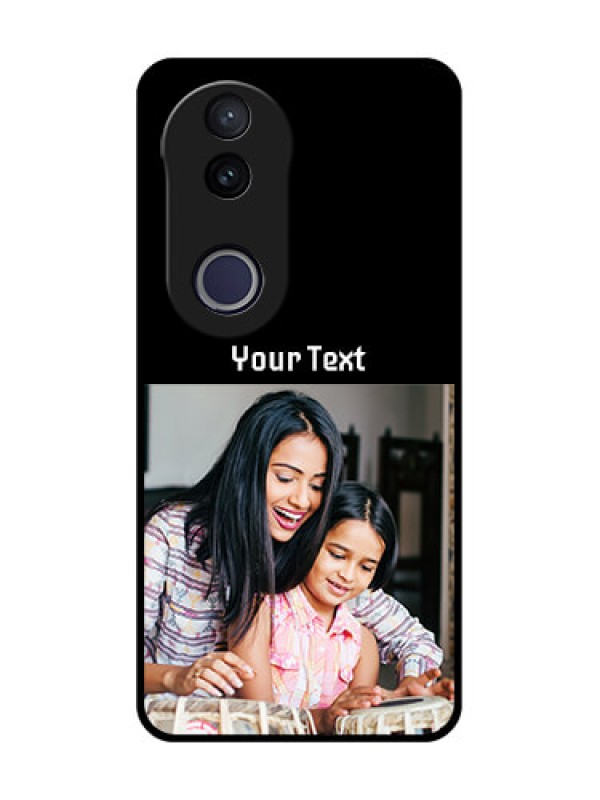 Custom Vivo V50e 5G Custom Metal Phone Case - Photo With Name Design