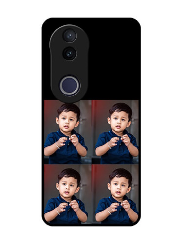 Custom Vivo V50e 5G Custom Metal Phone Case - 4 Image Holder Design