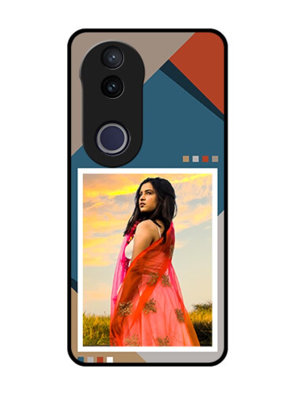 Custom Vivo V50e 5G Custom Metal Phone Case - Retro Color Pallet Design