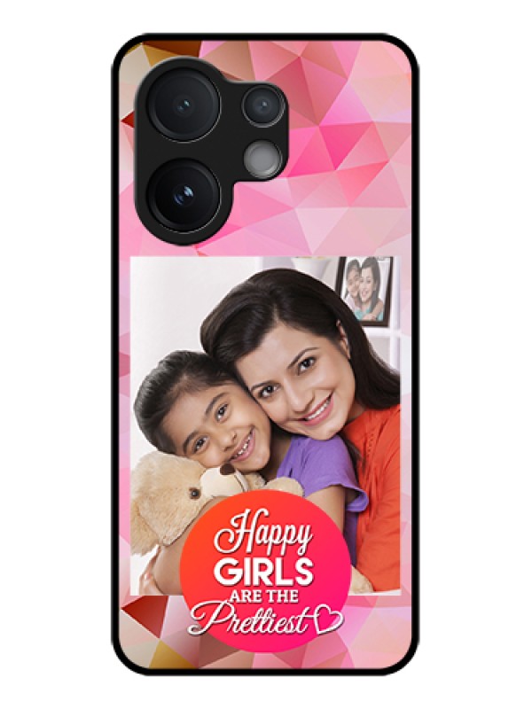 Custom Vivo V60 5G Custom Metal Phone Case - Abstract Triangle Design