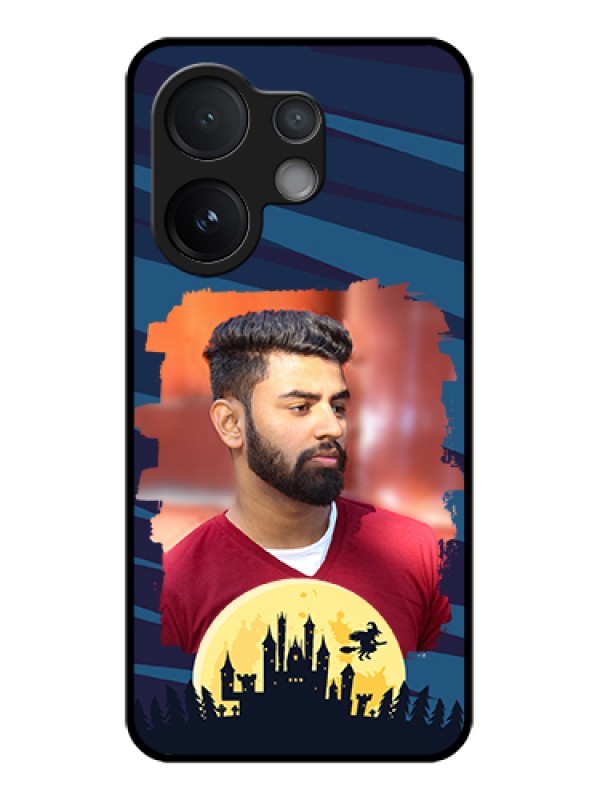 Custom Vivo V60 5G Custom Metal Phone Case - Halloween Witch Design