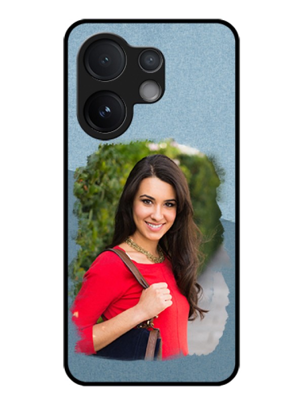 Custom Vivo V60 5G Custom Metal Phone Case - Grunge Line Art Design