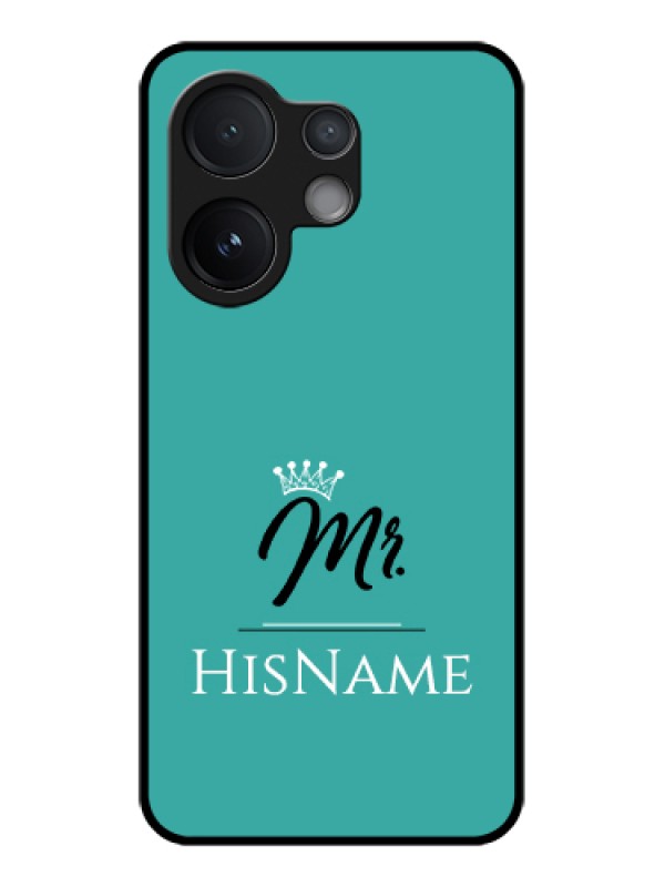 Custom Vivo V60 5G Custom Metal Phone Case - Mr With Name Design