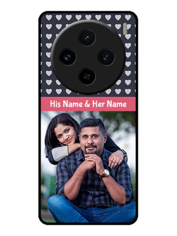 Custom Vivo X100 5G Custom Metal Phone CaseLove Symbols Design