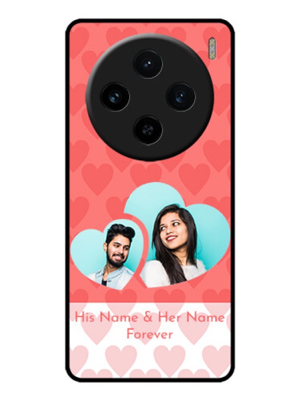 Custom Vivo X100 5G Custom Metal Phone CaseCouple Pic Upload Design
