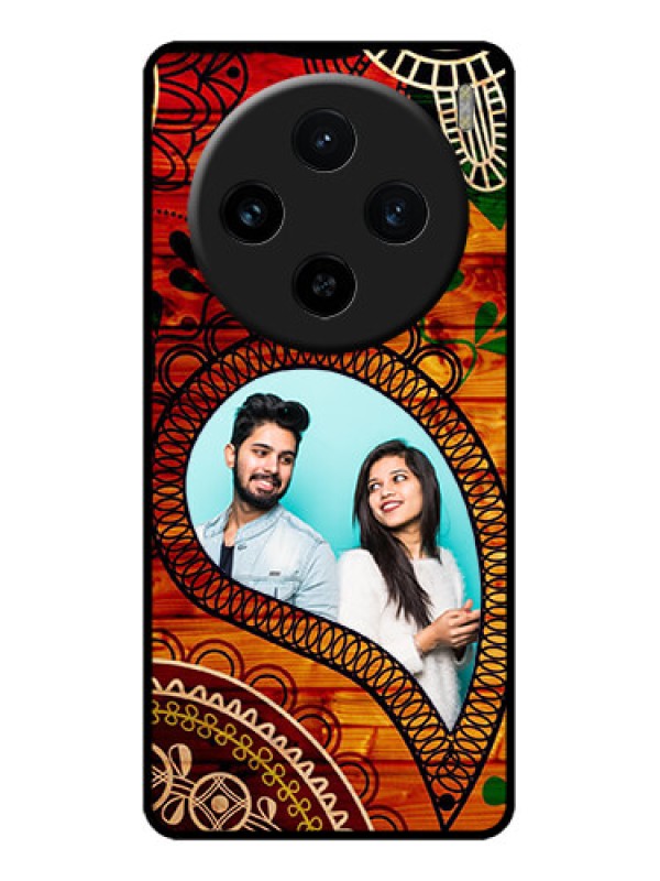 Custom Vivo X100 5G Custom Metal Phone CaseAbstract Colorful Design