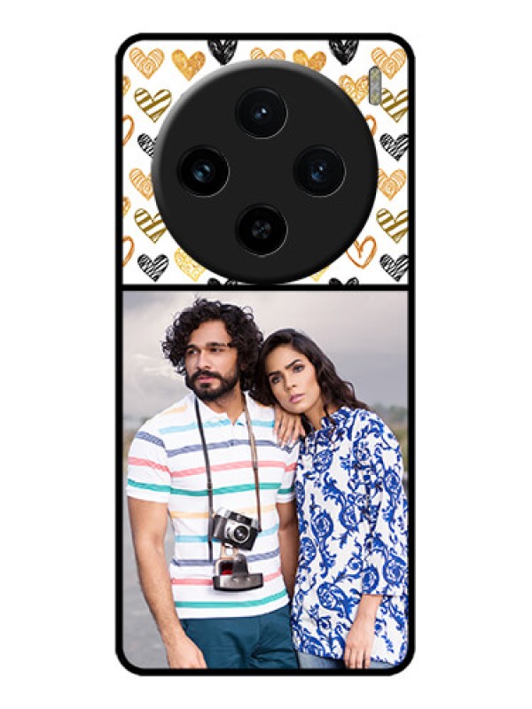 Custom Vivo X100 5G Custom Metal Phone CaseLove Symbol Design