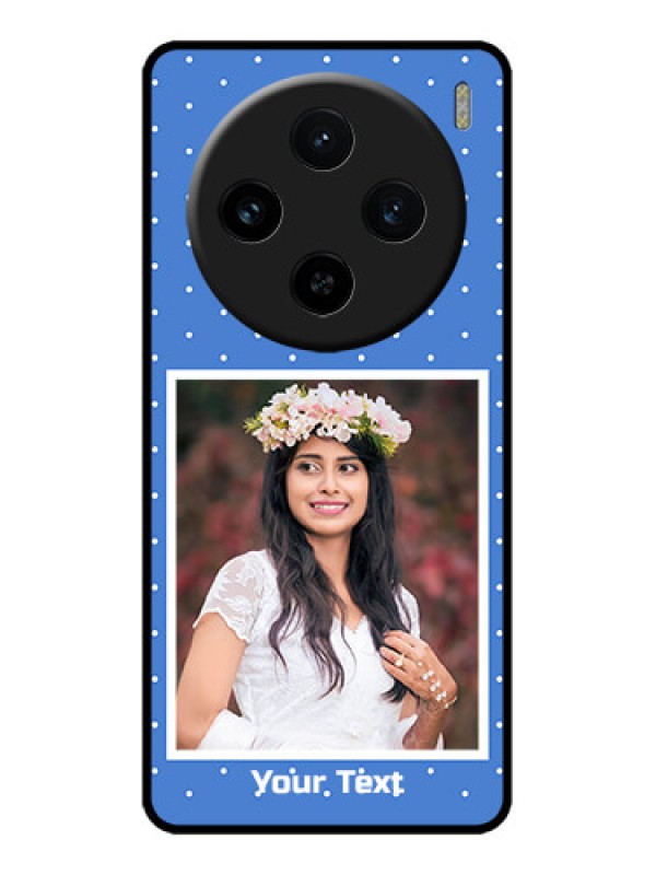 Custom Vivo X100 5G Custom Metal Phone CasePolka Dots Design