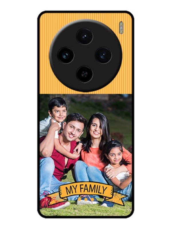 Custom Vivo X100 5G Custom Metal Phone CaseMy Family Design