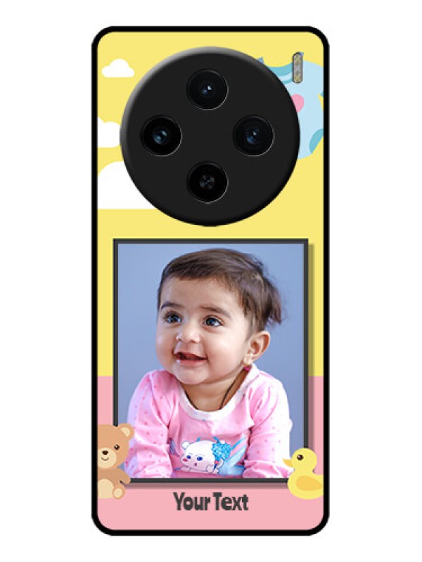 Custom Vivo X100 5G Custom Metal Phone CaseKids 2 Color Design