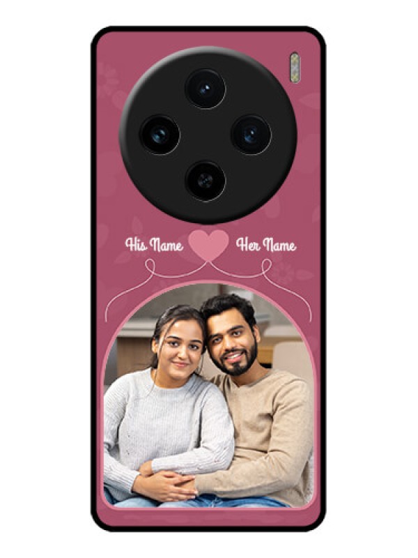 Custom Vivo X100 5G Custom Metal Phone CaseLove Floral Design